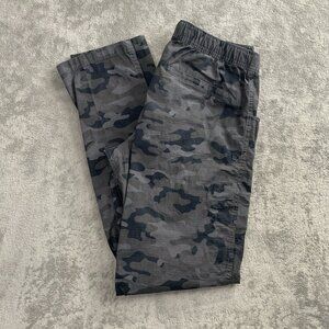 BYLT Basics Pants Mens Medium Gray Camo Athleisure Utility Ripstop Cargo Outdoor